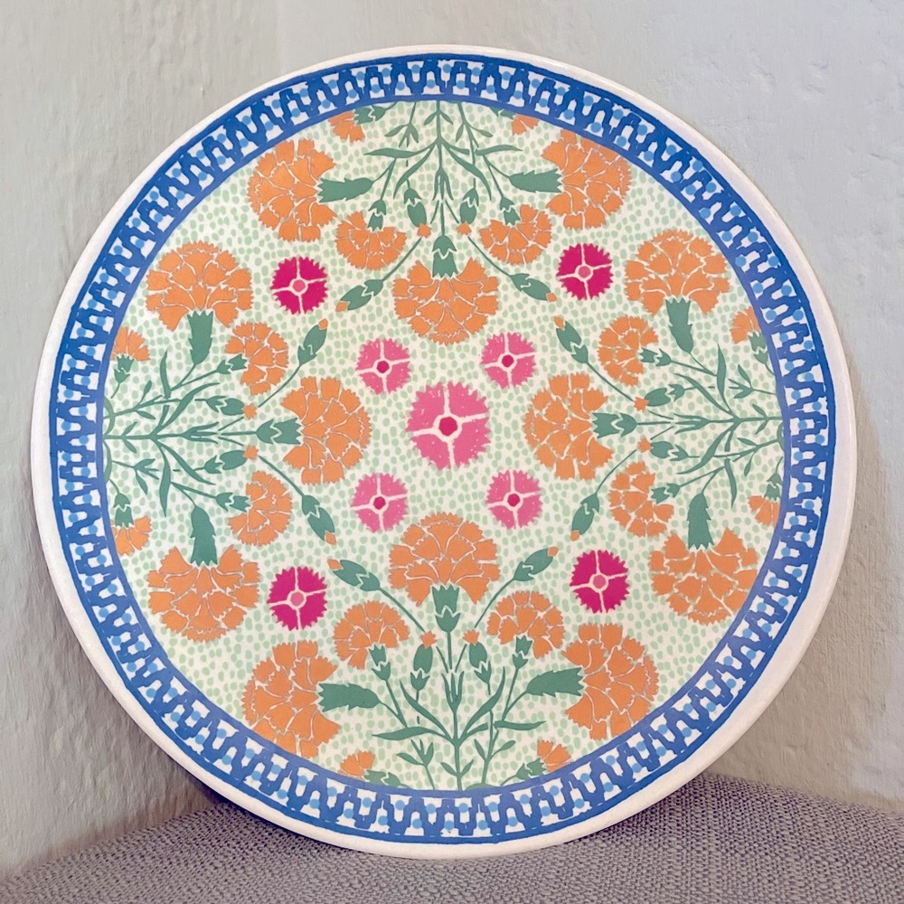 Floral Patterned Serving Plate